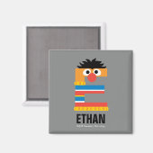 Aimant Rue Sésame | E est pour Ernie (Recto/Verso)