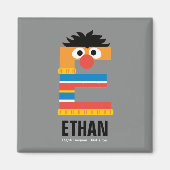 Aimant Rue Sésame | E est pour Ernie (Devant)