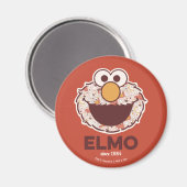 Aimant Rue Sésame | Elmo depuis 1984 (Recto/Verso)