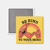 Aimant Rue Sésame | Elmo Soyez gentil avec votre esprit (Recto/Verso)