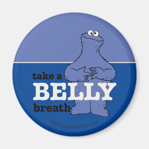 Aimant Rue Sésame Le Monstre De Cookie Retire Un Souffl