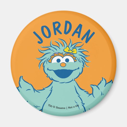 Aimant Rue Sésame | Rosita personnalisée (Devant)