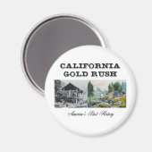 Aimant Ruée vers l'or en Californie (Recto/Verso)