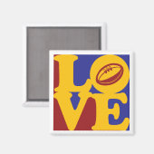 Aimant Rugby Love (Recto/Verso)