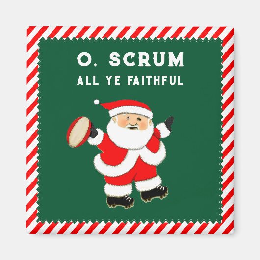 Aimant Rugby Player Stocking Stuffer (Devant)
