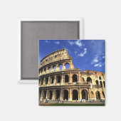 Aimant Ruines célèbres du Colisée à Rome Italie (Recto/Verso)