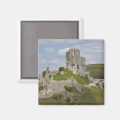 Aimant Ruines du château de Corfe, près de Wareham, Dorse (Recto/Verso)