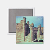 Aimant Ruines du Château des Chevaliers Templiers (Recto/Verso)
