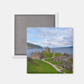 Aimant Ruines du château d'Urquhart le long de Loch Ness, (Recto/Verso)
