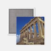 Aimant Ruines grecques, Acropole, Grèce (Recto/Verso)