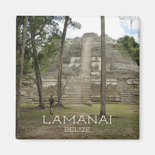 Aimant Ruines mayas à Lamanai, Belize (Devant)
