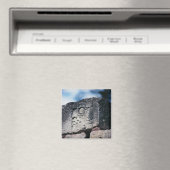 Aimant Ruines mayas antiques photo couleur conçue (In Situ (Lave-vaisselle))