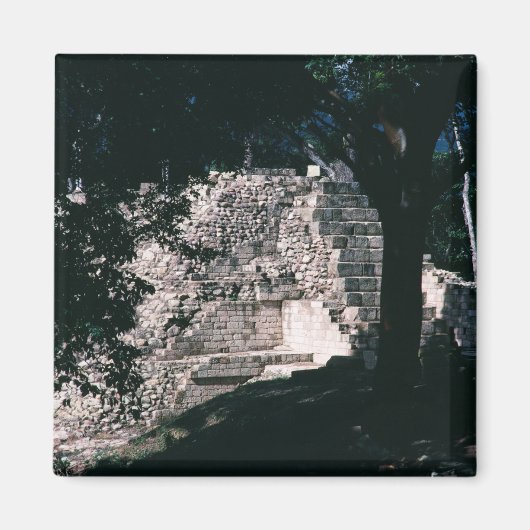 Aimant Ruines mayas Copan City Honduras Photo Conçu (Devant)