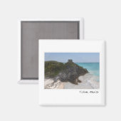Aimant Ruines mayas de Tulum au Mexique (Recto/Verso)