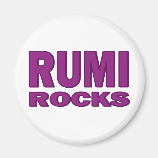 Aimant Rumi Rocks (Devant)
