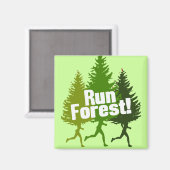 Aimant Run Forest, Protégez le Jour des terres (Recto/Verso)