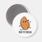 Aimant Run N Raisin Funny Food Pun (Recto/Verso)