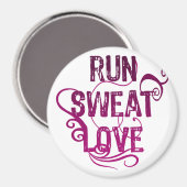 Aimant Run Sweat Love (Recto/Verso)