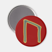 Aimant rune uruz Futhark (Recto/Verso)