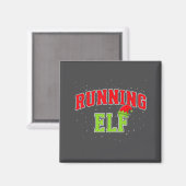 Aimant Running Elf Christmas Family Matching Group Xmas R (Recto/Verso)