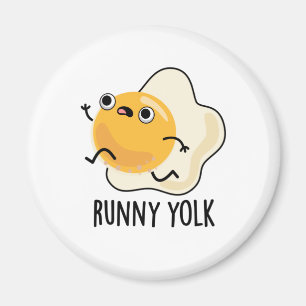 Aimant Runny Yolk Funny Food Egg Pun