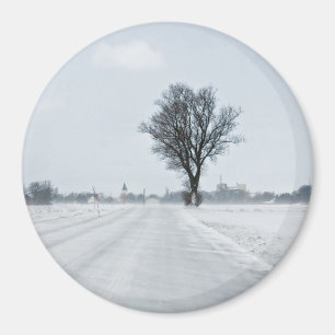 Aimant Rural winter road