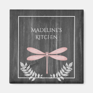 Aimant Russe de libellule rose