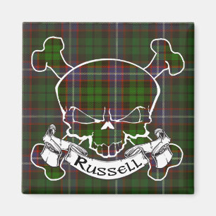 Aimant Russell Tartan Crâne