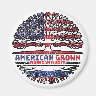 Aimant Russia Russian US American États-Unis Tree