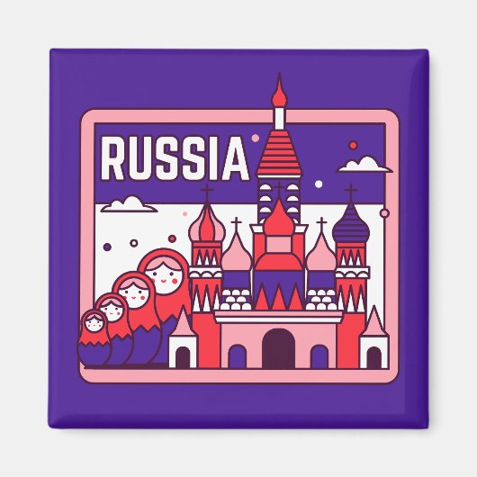 Aimant Russie (Devant)