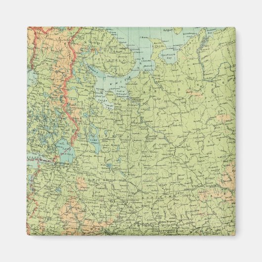 Aimant Russie du Nord et Finlande (Devant)