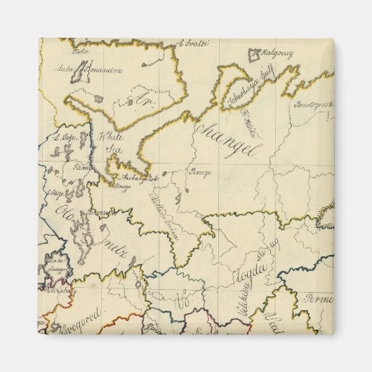 Aimant Russie en Europe 3 (Devant)