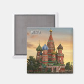 Aimant Russie Moscou Voyage (Recto/Verso)