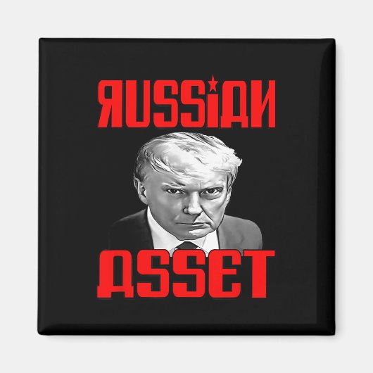 Aimant Russie - Trump (Devant)