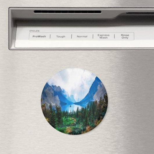 Aimant Rustic Country Mountains Nature Pittoresque (In Situ (Lave-vaisselle))