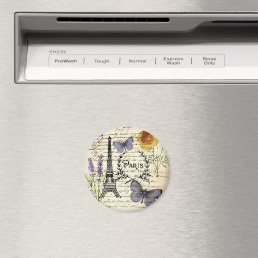 Aimant rustique français scripts de pays paris eiffel tow (In Situ (Lave-vaisselle))