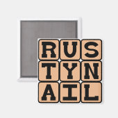 Aimant Rusty Nail, Cocktail (Recto/Verso)