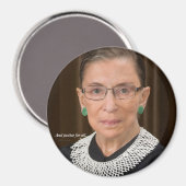 Aimant Ruth Bader Ginsburg (Recto/Verso)