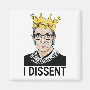 Aimant Ruth Bader Ginsburg, célèbre RBG, je ne suis pas