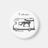 Aimant RV Camper Caravan Thunder_Cove   (Devant)