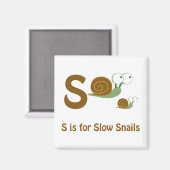 Aimant S est pour les escargots lents (Recto/Verso)