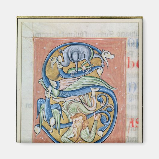 Aimant 'S' initial historique représentant un acrobat (Devant)