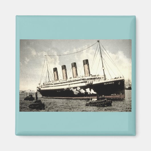 Aimant S.S. Olympic Star, White Star Line, 1913 (Devant)