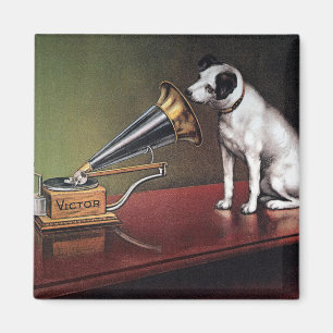 Aimant Sa couleur Vintage de la voix de maître