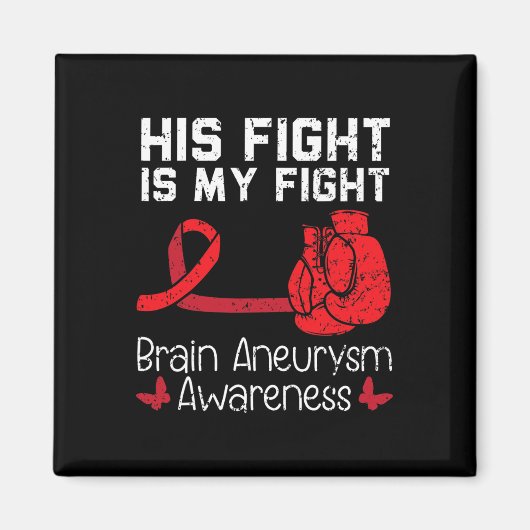 Aimant Sa Lutte Est Ma Lutte Médicale Condition Aneurysme (Devant)