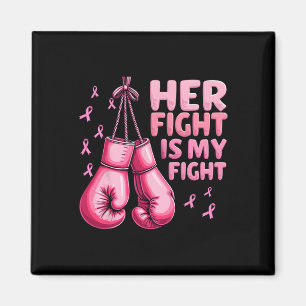 Aimant Sa Lutte Est Mon Combat Boxe Gant Cancer Du Sein U