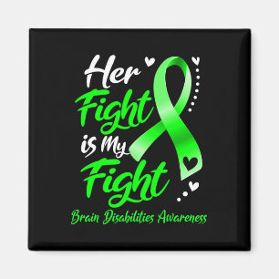 Aimant Sa Lutte Est Mon Combattre Incapacité Cerveau Sens