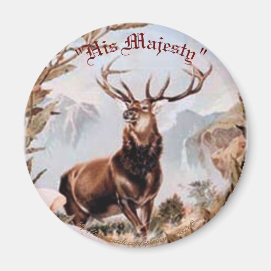 Aimant "Sa Majesté" (Devant)