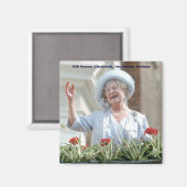 Aimant Sa Majesté la reine Elizabeth, la reine mère 1990 (Recto/Verso)