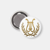 Aimant Sac à main Lyre d'Or (Recto/Verso)